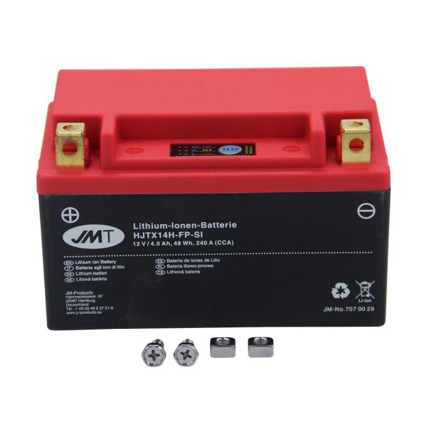 Lithium Ionen Batterie Jmt Hjtx H Fp V Ah Pluspol Links Din