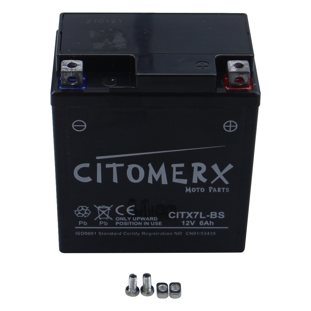 Batterie YTX7L-BS 12V 6AH für SYM Husky 125 Gel Batterie