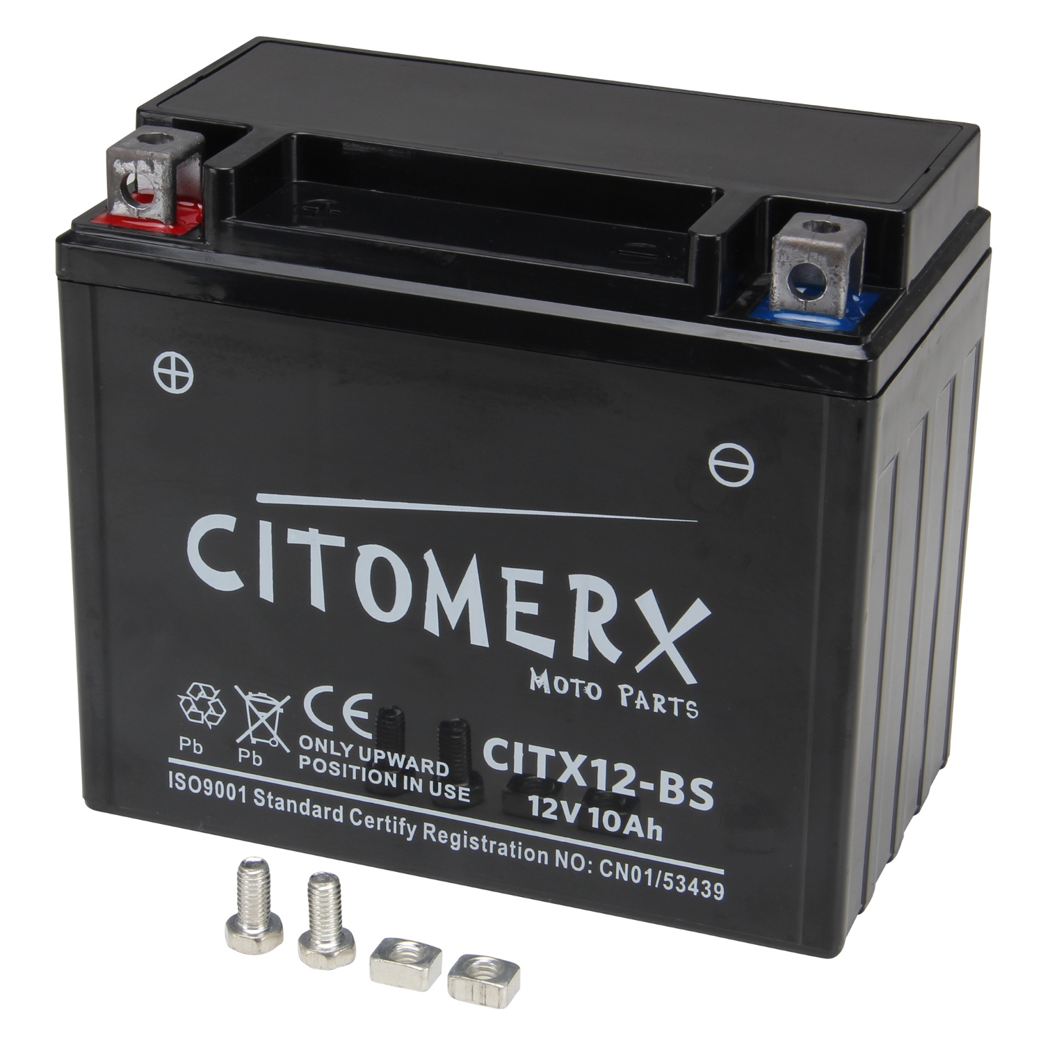 BATTERIE Gel-Batterie GTX12-BS 12V 10AH für Kymco Xciting 300 i R Typ T72011
