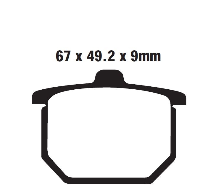 Bremsbeläge Bremsklötze EBC Typ FA031 Standard