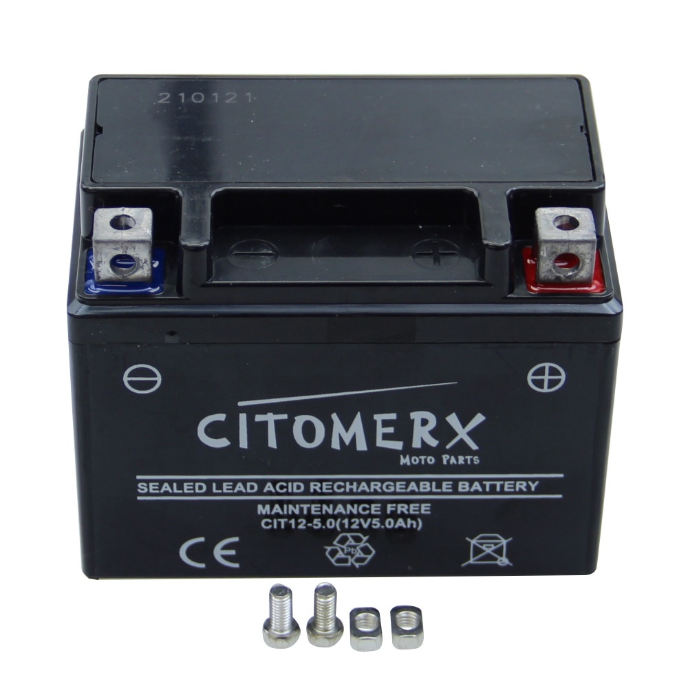 Gel Roller Batterie 12V 5Ah YTX4L-BS CTX4L-BS 50314 Motorradbatterie Rex RS