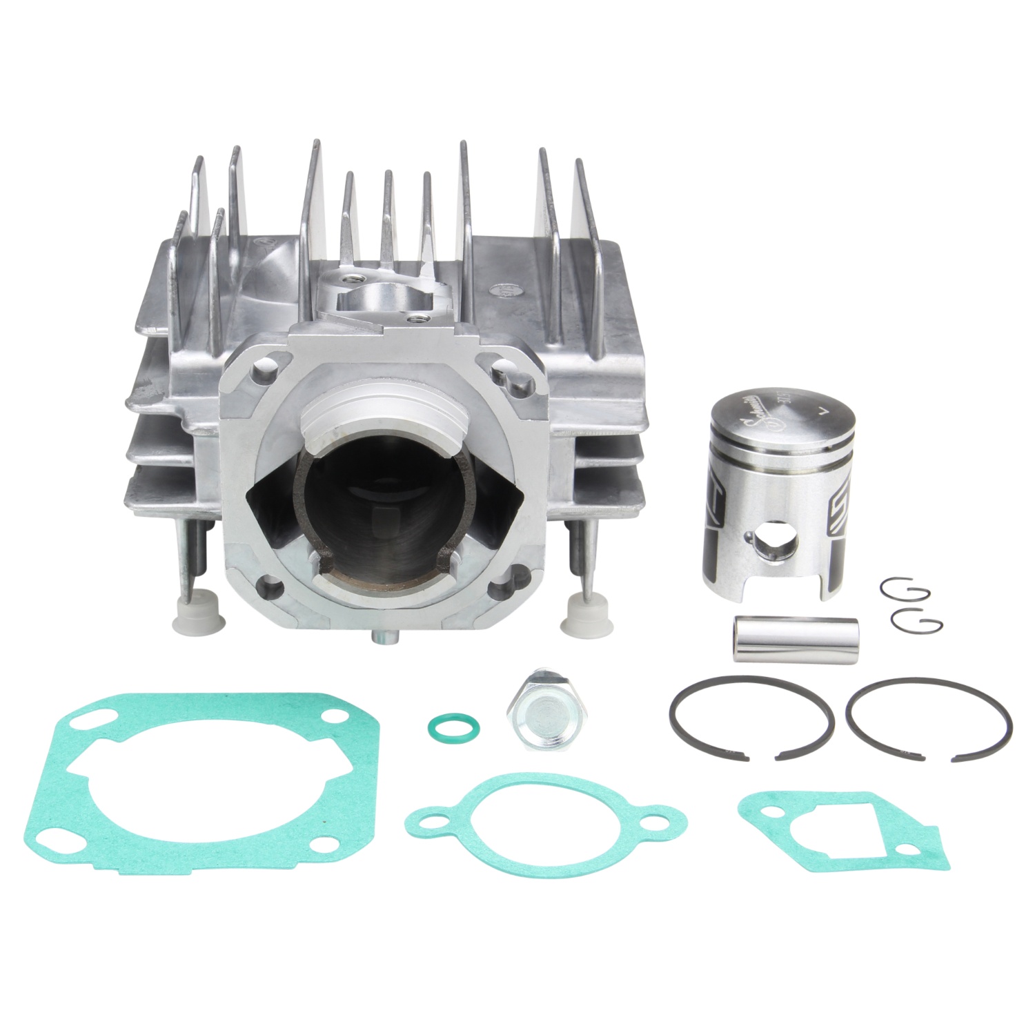 Zylinder Kit 50ccm 38mm Dichtungen für Hercules Optima 3 S 50 Sachs 505 Motor