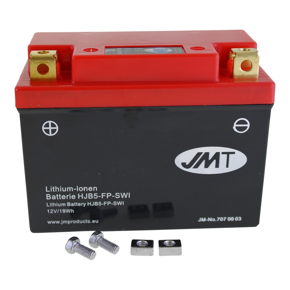 Batterie Lithium Ionen 12V 1,58Ah für Kawasaki H2 750 Mach 4 Typ H2F Bj. 72-75