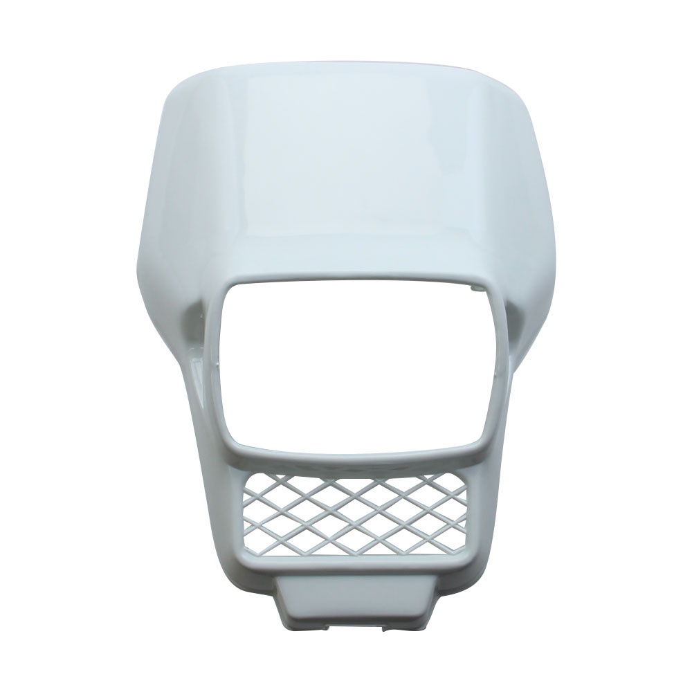 Scheinwerferverkleidung Lampenmaske weiß für Honda MT 50 80 5 8 Mokick