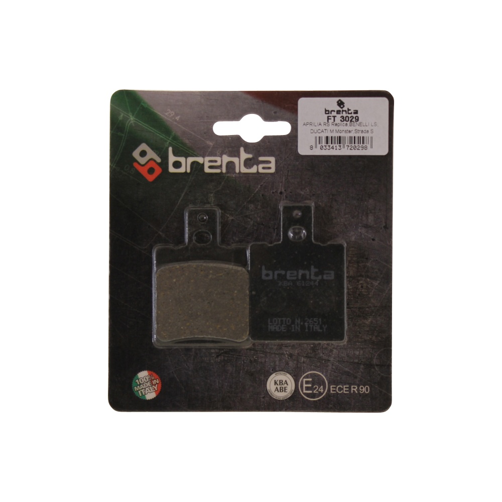 Bremsbeläge Brenta 3029 organisch vorne für Garelli Urka Tiger XLE / GTA XR