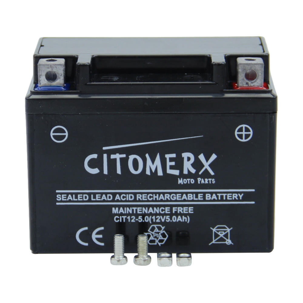 Gel Roller Batterie 12V 5Ah YTX4L-BS CTX4L-BS 50314 Motorradbatterie Rex RS