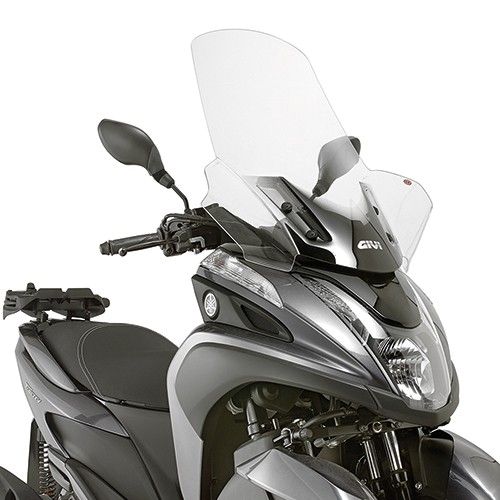 Givi Windschild 2120DTG - transparent, >690 mm hoch, 630 mm breit für verschiedene Modelle, mit ABE (2120DTG)