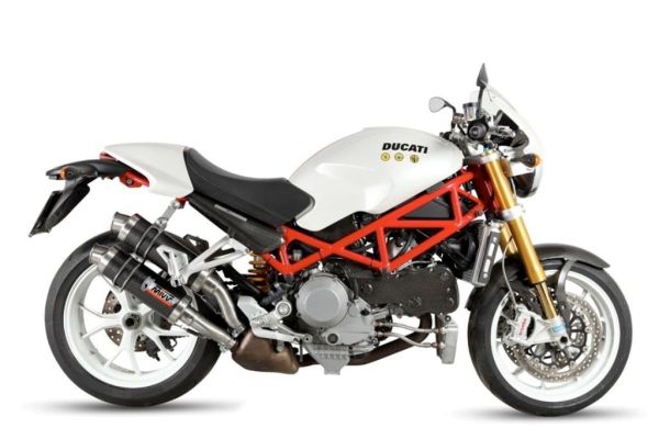 Mivv SPORT Schalldämpfer GP 2 SLIP-ON Carbon für DUCATI MONSTER S4Rs BJ 2006 > 2008 (D.020.L2S)