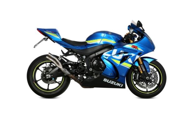 Mivv SPORT Schalldämpfer DOUBLE GUN SLIP-ON FULL TITANIUM für SUZUKI GSX-R 1000 BJ 2017 > (S.050.SDG)