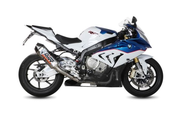 Mivv POWER EVO Schalldämpfer SPEED EDGE Komplettanlage 4x2x1 FULL TITANIUM carbon cap für BMW S 1000 RR BJ 2015 > 2016 (R.BW.0003.SRT)