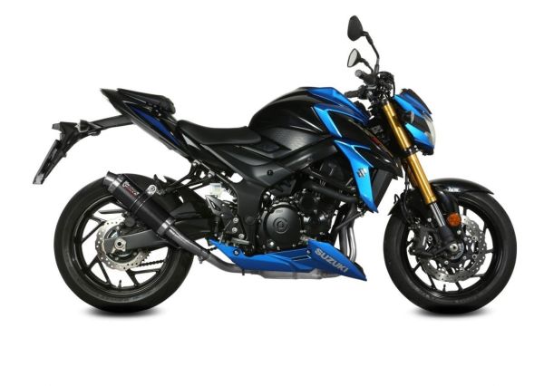 Mivv SPORT Schalldämpfer GP SLIP-ON Carbon für SUZUKI GSX-S 750 BJ 2017 > (S.048.L2S)