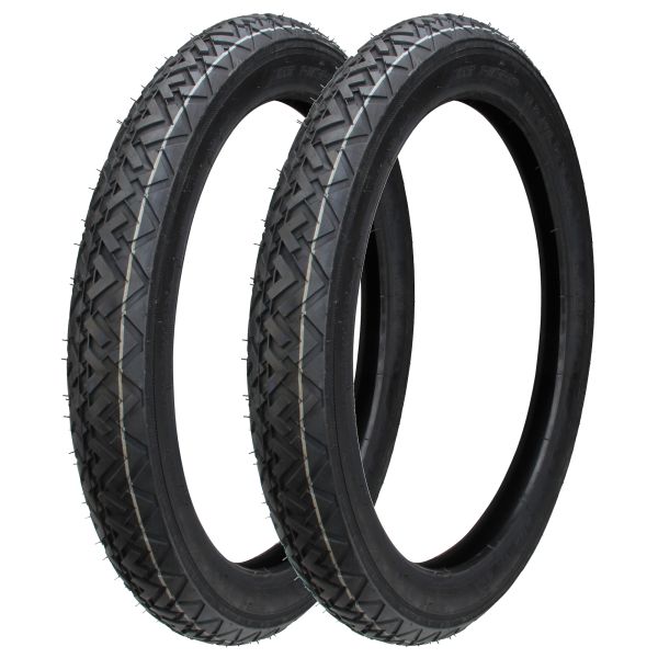 2x Reifen VeeRubber VRM087 2.50-17 (2 1/2 x 17) 43J TT (1391519242)