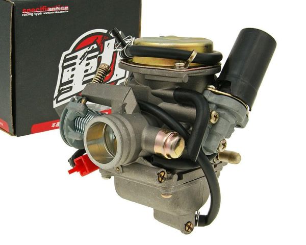 Vergaser Naraku 24mm für 85-180ccm 4-Takt Roller mit 139QMB GY6 Motor (6720006)