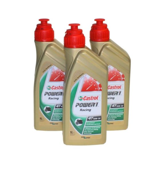 Engine oil Castrol SAE 10W-50 Power 1 Racing 4T synthetic - 3x1 liter, AD  125 My. 2008-2010, Adiva, Models