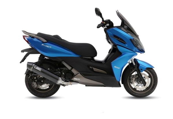 Mivv SPORT Schalldämpfer STRONGER Komplettanlage 1x1 Steel Black für KYMCO K-XCT 300 BJ 2012 > 2016 (O.006.LBSC)