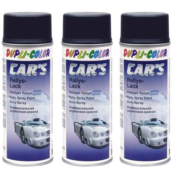 Car's Rallye Lack spray de peinture noir brillant 400 ml