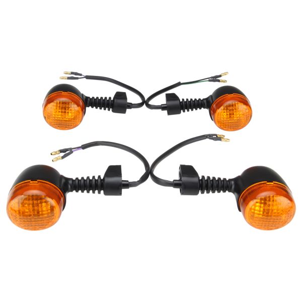 Blinker Set 12V vorne und hinten 4 Stück rund orange für Yamaha Aerox Derbi Senda (103867)