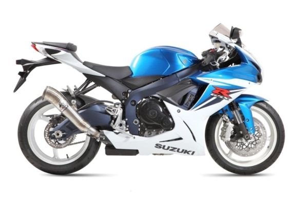 Mivv SPORT Schalldämpfer GHIBLI SLIP-ON Edelstahl für SUZUKI GSX-R 600 BJ 2011 > 2016 (S.036.LGX)