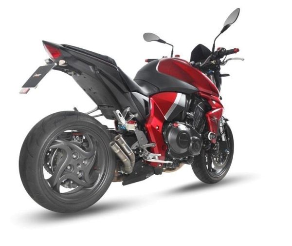 Mivv SPORT Schalldämpfer DOUBLE GUN SLIP-ON FULL TITANIUM für HONDA CB 1000 R BJ 2008 > 2017 (H.041.LDG)