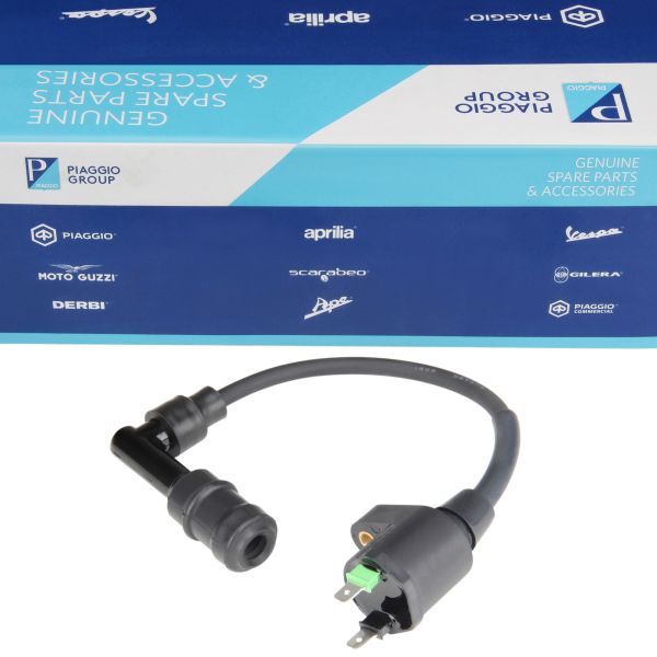 Zündspule + Zündkerzenstecker für Piaggio Vespa Primavera Sprint 50 (CM271703)