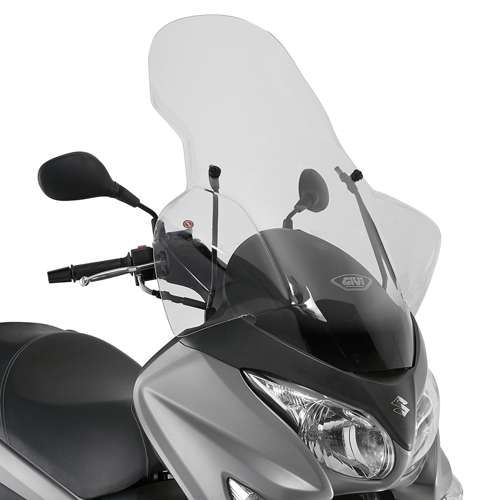 Givi Windschild D3106STG transparent, 720 mm hoch, 670 mm breit für verschiedene Suzuki Modelle (D3106STG)