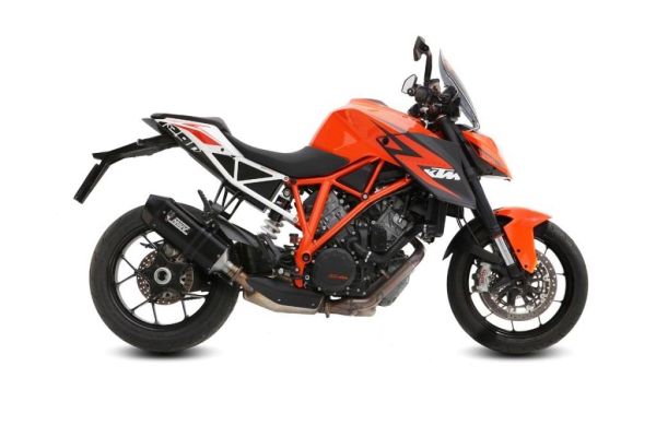 Mivv SPORT Schalldämpfer SPEED EDGE SLIP-ON Steel Black für KTM 1290 SUPERDUKE BJ 2014 > (KT.014.LRB)