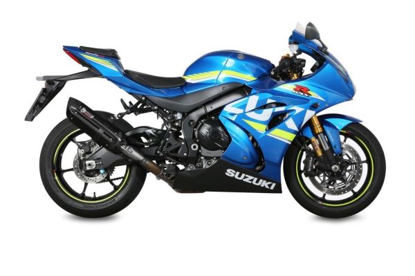 Mivv SPORT Schalldämpfer SUONO SLIP-ON Steel Black für SUZUKI GSX-R 1000 BJ 2017 > (S.050.L9)