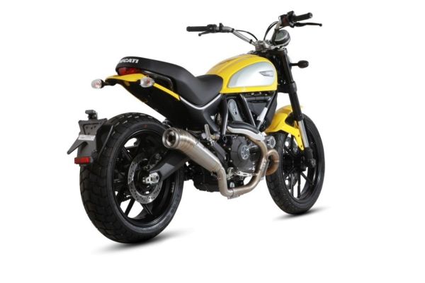 Mivv SPORT Schalldämpfer GHIBLI SLIP-ON Edelstahl für DUCATI SCRAMBLER 800 BJ 2015 > 2016 (D.035.SGX)