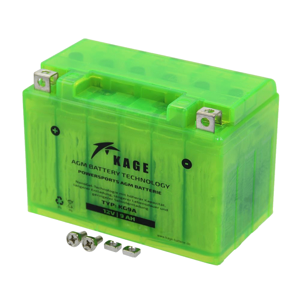 Gel-Batterie CIT YTX9, 12 V 8 Ah, Pluspol links, DIN 50812, 12 Volt  Gelbatterien, Gelbatterien, Batterien