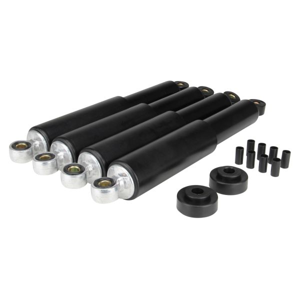 2x Stoßdämpfer Federbein Set vorne/hinten 310mm Schwarz für Simson KR51/1 KR51/2 Schwalbe / SR4-3 Sperber SR4-4 Habicht (101215)