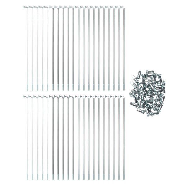 Speichensatz (36 Speichen + Nippel) 160x2,9mm 90° VERZINKT für Puch Monza 4 S SL C XL GP (186981)