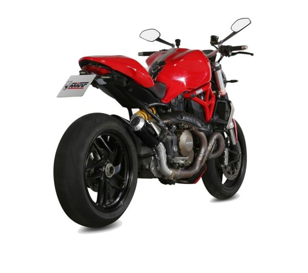 Mivv SPORT Schalldämpfer MK3 SLIP-ON Steel Black für DUCATI MONSTER 821 BJ 2014 > 2017 (D.030.SM3B)