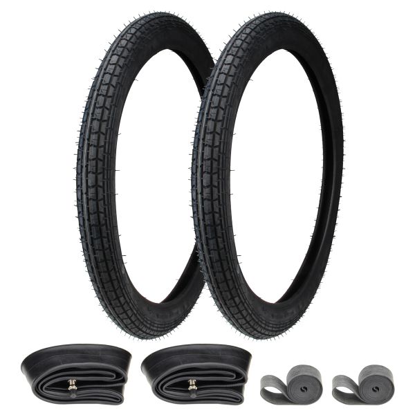 Reifen Schlauch Felgenband Set 2,25 x 19 Zoll für Simson SR2 SR 2 E 2 1/4 x 19" (1040592s2)