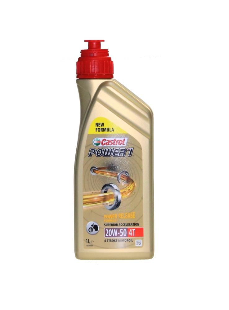 Engine oil Castrol SAE 20W-50 Power (successor to Castrol SAE 20W-50 Act  evo 4T mineral) 1L AD 125 My. 2008-2010 Adiva Models  bicycle and motorcycle parts