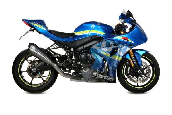 Mivv POWER STEEL Schalldämpfer DELTA RACE Komplettanlage 4x2x1 Edelstahl für SUZUKI GSX-R 1000 BJ 2017 > (X.SU.0003.SDRX)