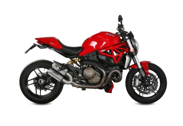 Mivv SPORT Schalldämpfer MK3 2 SLIP-ON Edelstahl für DUCATI MONSTER 1200 BJ 2014 > 2016 (D.040.SM3X)