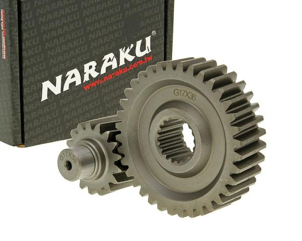 Naraku Racing Sekundärgetriebe +31% für 125/150ccm 4-Takt Roller mit GY6 152/157QMI Motor (6790124)