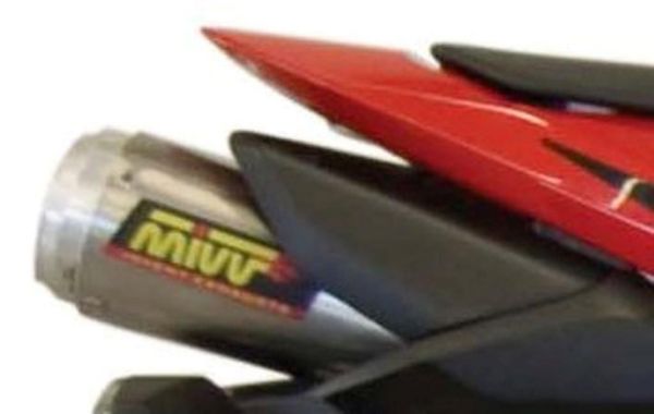 Mivv SPORT Schalldämpfer X-cone Plus 2 SLIP-ON Edelstahl Aluminium Endkappe für HONDA CBR 1000 RR BJ 2004 > 2005 (UH.025.LP1)