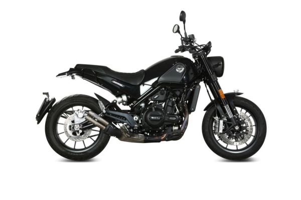 Mivv SPORT Schalldämpfer DOUBLE GUN SLIP-ON FULL TITANIUM für BENELLI LEONCINO BJ 2017 > (E.002.LDG)