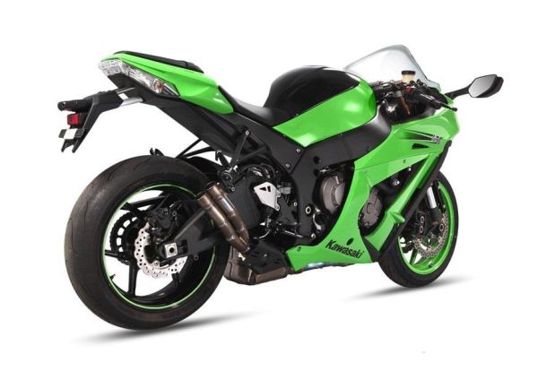 Mivv SPORT Schalldämpfer DOUBLE GUN SLIP-ON FULL TITANIUM für KAWASAKI ZX-10 R BJ 2011 > 2015 (K.026.LDG)