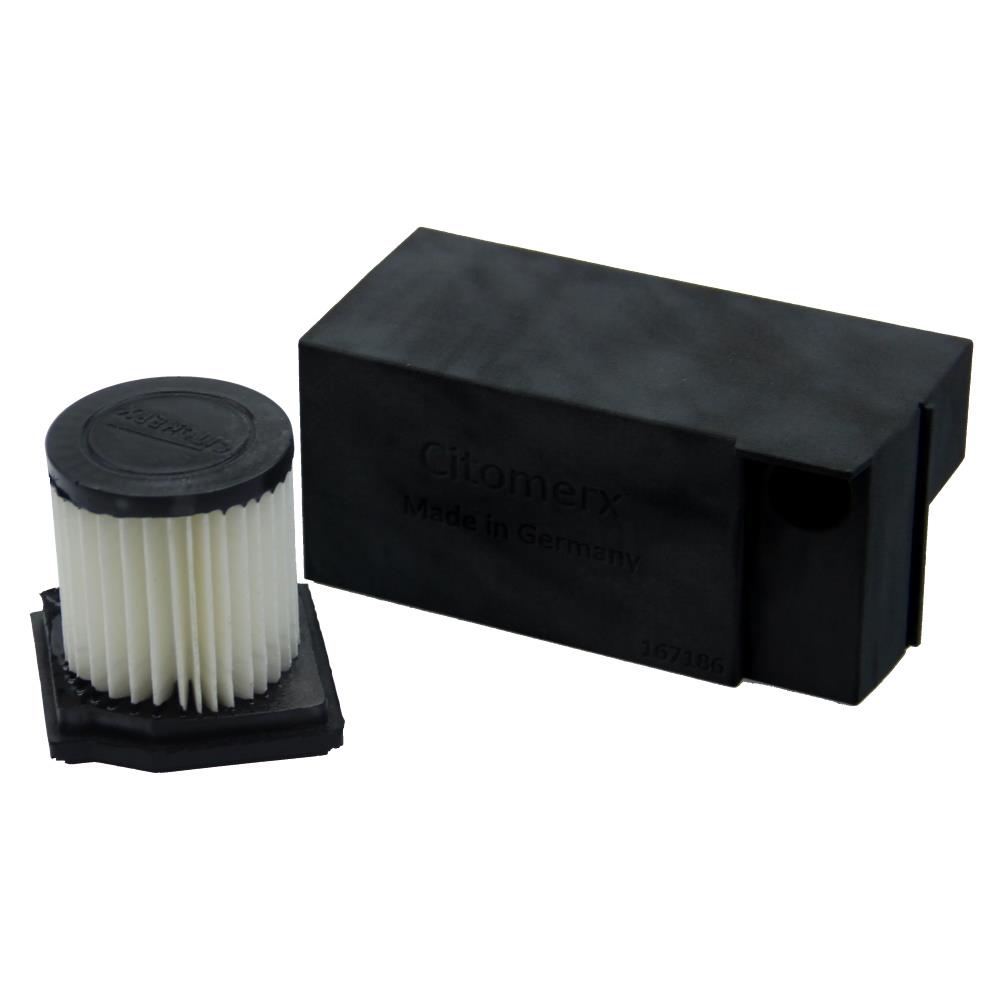 Black Tuning Set Boîte à filtre à air 16mm + filtre 22mm Hercules