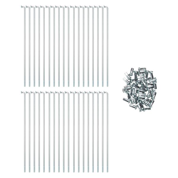 Speichensatz (36 Speichen + Nippel) 161x2,9mm 90° VERZINKT für Suzuki K50 (Trommelbremse) (186989)