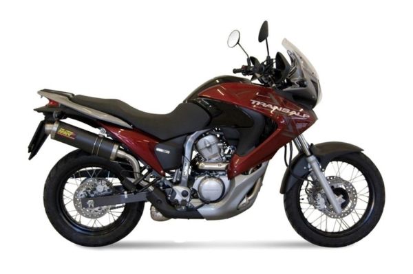 Mivv SPORT Schalldämpfer OVAL SLIP-ON Edelstahl für HONDA XLV TRANSALP 700 BJ 2008 > 2013 (H.040.LX1)