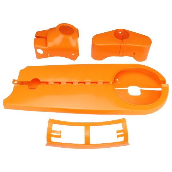 SET Verkleidung + Kettenschutz orange für Kreidler Florett LH LF RS RSH RM GT (1967-1973) (191576)