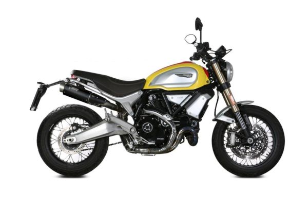 Mivv SPORT Schalldämpfer GPpro 2 SLIP-ON Steel Black für DUCATI SCRAMBLER 1100 BJ 2018 > (D.038.LXBP)