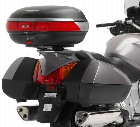 Givi Topcase Träger E215 für Monokey Koffer, mit M3 Platte für Honda Pan European ST 1300 (02>14) (E215)