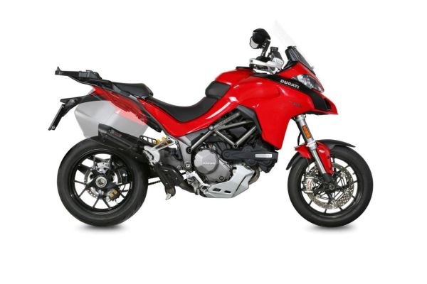 Mivv SPORT Schalldämpfer SUONO SLIP-ON Steel Black für DUCATI MULTISTRADA 1200 BJ 2015 > 2017 (D.033.S9)