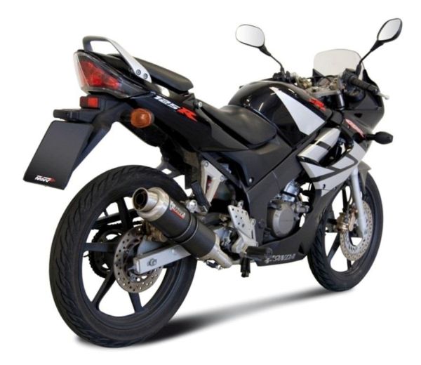 Mivv SPORT Schalldämpfer GP Komplettanlage 1x1 Carbon für HONDA CBR 125 R BJ 2004 > 2010 (H.043.L2S)