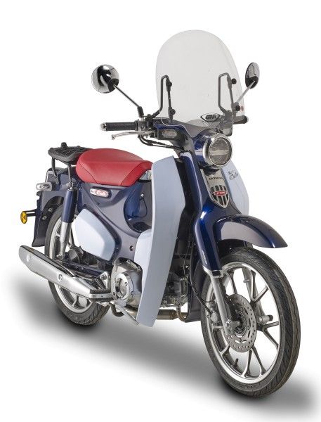 Givi Windschild 1168AG transparent, 385 mm x 400 mm mit ABE für Honda Super Cub C125 (18>22) (1168AG)