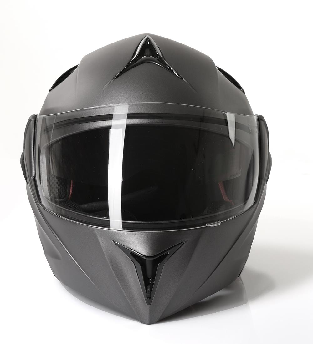 Klapphelm Integralhelm Motorradhelm Helm CMX Prometheus Titan-Grau metallic